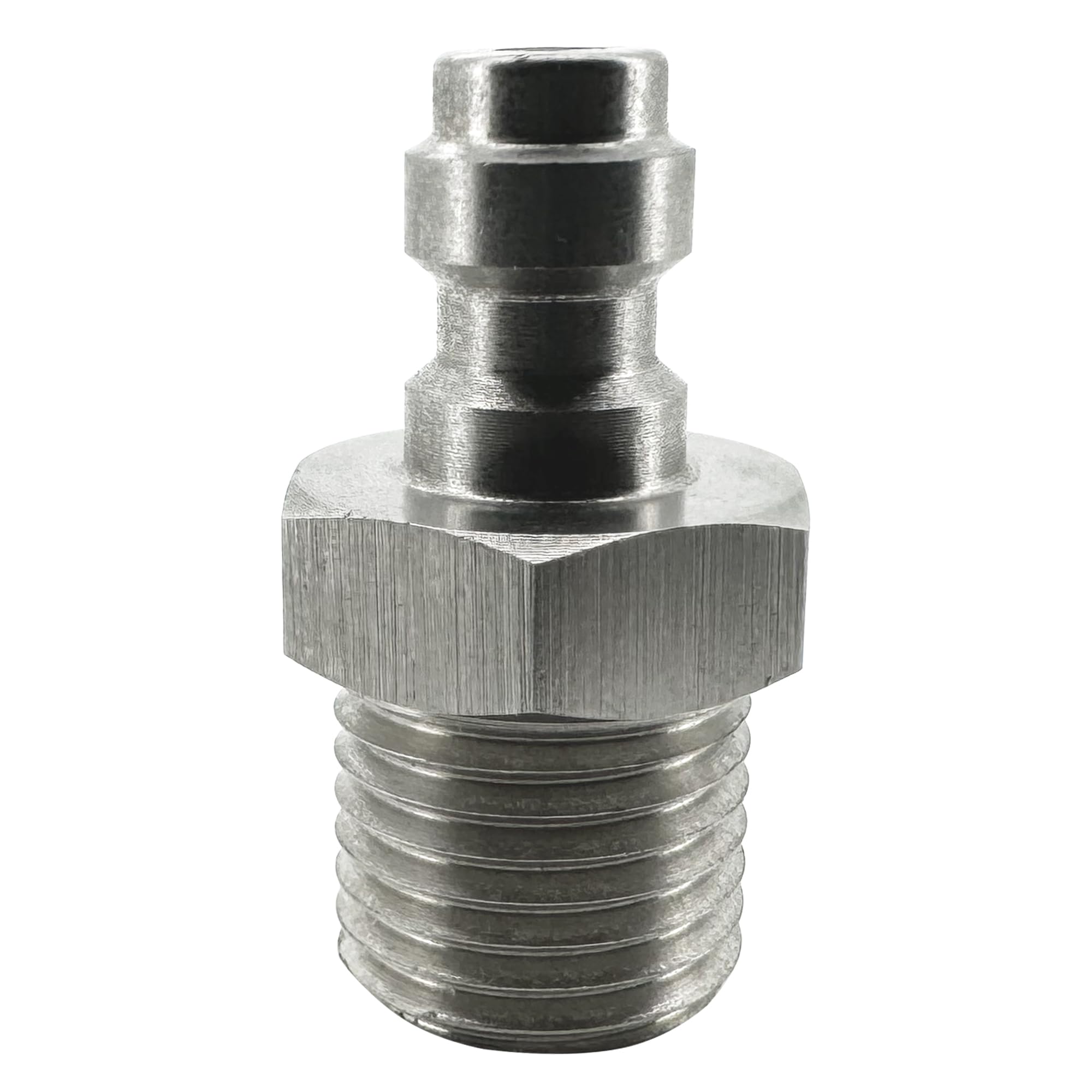 HMKUGO M12x1.25 Male Thread PCP Paintball Charging Fittings, Stainless Steel 8mm Quick-Disconnect Plug Adapter