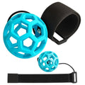 SiKiWagz Golf Swing Trainer Ball - Adjustable Dual Strap Wrist & Arm Trainer for Indoor/Outdoor Practice, Corrects Chicken Wing Posture, Muscle Memory Aid