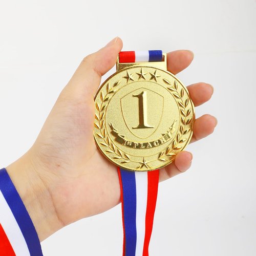 Abaokai Olympic Style Winner Medals - Gold, Silver, Bronze Awards | 3 Inches for Competitions & Parties