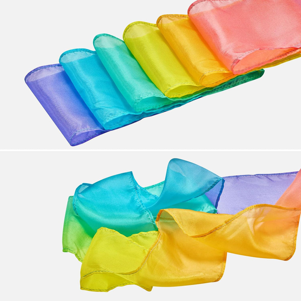 Skiennix 100% Silk Dance Ribbon Streamer - Perfect Easter Gift for Toddler Girls | Ballerina Spring Toys