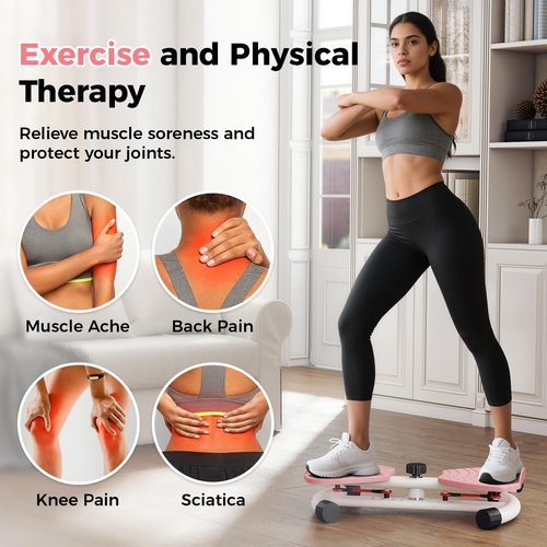 Waist Twister Machine Exercise, Ab Twister Board for Exercise, Waist Twisting Fitness Tool, Core Trainer for Women Belly Fat Loss, Home Gym Workout Equipment, Noiseless, 300 lbs Capacity