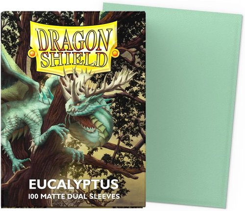 Dragon Shield | Premium TCG Sleeves - Smooth & Tough | Orchid & Eucalyptus | 2X 100 CT - Compatible with Pokémon, Flesh & Blood, One Piece & Magic The Gathering