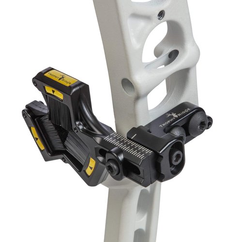 Trophy Ridge Whisker Biscuit V Con Archery Arrow Rest - Innovative V-Shaped Design for Consistent Accuracy, Tool-Less Adjustments, Quiet Loading, All-Arrow Compatibility, Durable Aluminum Construction