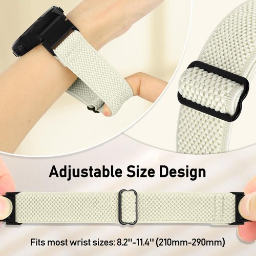 TumpCez Quickfit 22mm Bands for Garmin Fenix 8 47mm/Fenix E 47mm/Fenix 7/Fenix 7 Pro/Fenix 6/Fenix 6 Pro/Fenix 5/5 Plus/Epix Gen 2/Approach S62/S60 Band,Elastic Watch Nylon Strap Wristband