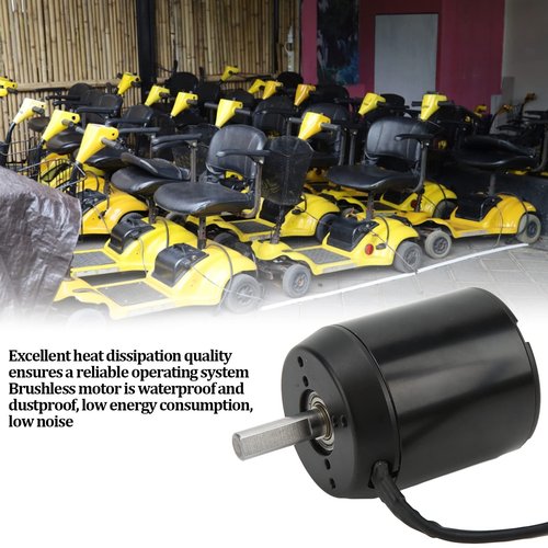 Glomora 12V 120KV Brushless Outrunner Motor - 3280W High Power, Low Noise Efficient Heat Dissipation for Electric Scooters
