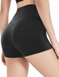 Buauty Women's High Waisted Biker Shorts - Tummy Control Spandex Yoga & Gym Wear | 2.5" Length