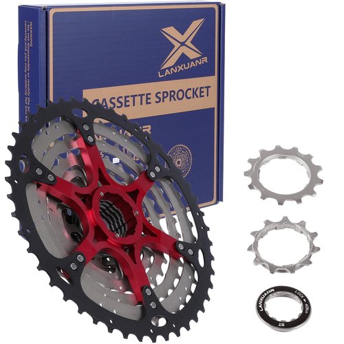 LANXUANR Bicycle 10 Speed Cassette Sprocket，Fit for Mountain Bike, Road Bicycle.Super Light