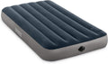 Intex Dura-Beam Twin Air Mattress - Fiber-Tech Design, 10in Height, 300lb Capacity, 2-Step Pump