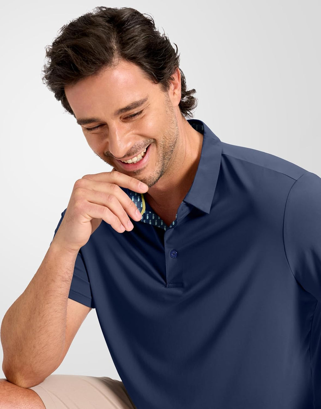 Obla Men's Golf Shirt - Short Sleeve Dry Fit Moisture-Wicking Polo | Athletic Casual Wear