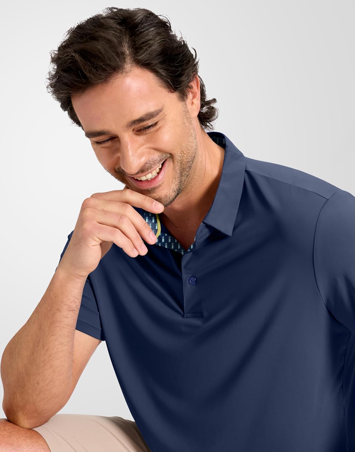 Obla Men's Golf Shirt - Short Sleeve Dry Fit Moisture-Wicking Polo | Athletic Casual Wear