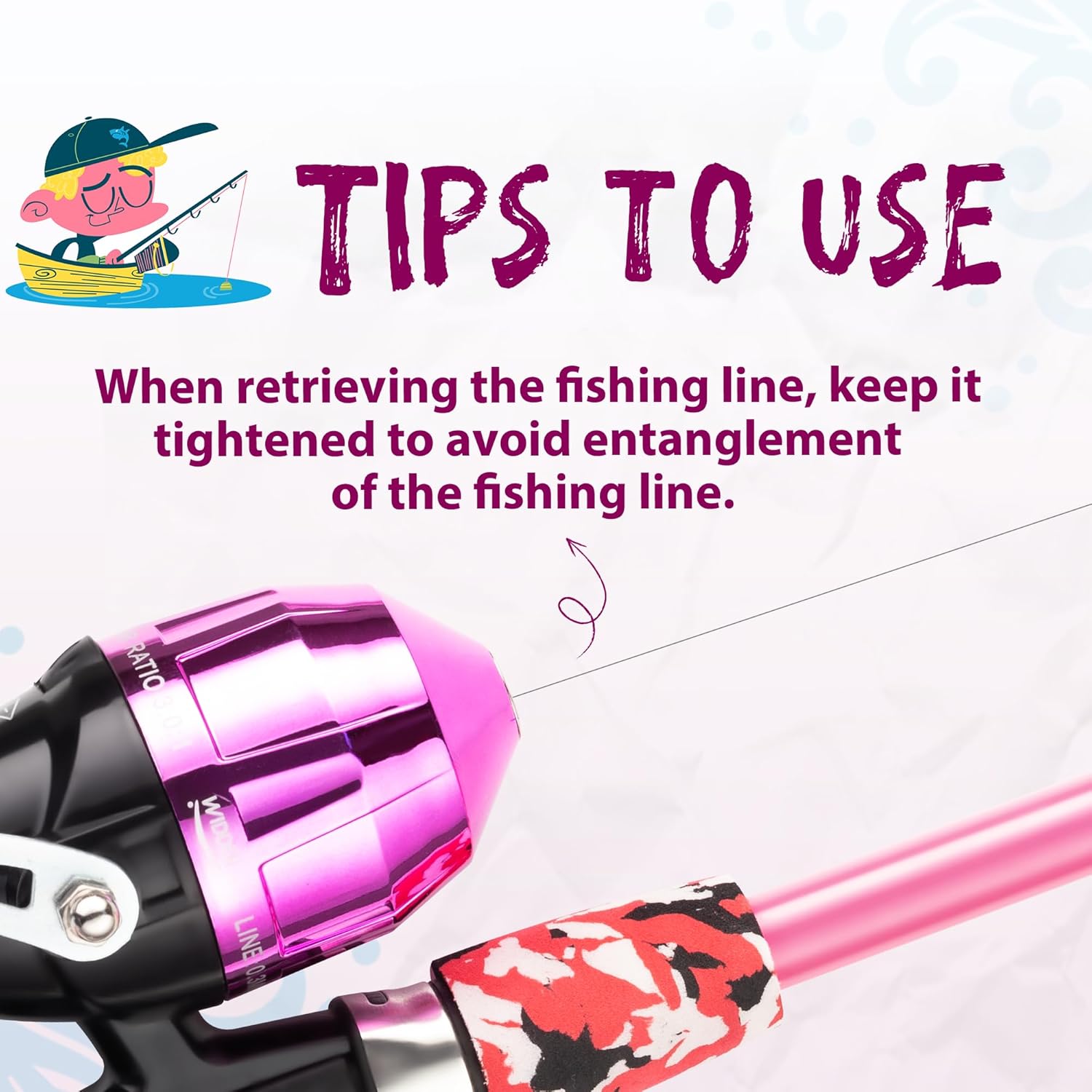 Skiennix Kids Fishing Pole - Portable Telescopic Rod & Reel Combo Kit with Tackle Box & Net for Boys and Girls