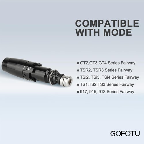 Gofotu 2pcs.335 Fairway Wood Adapter Sleeve W/Serial Compatible with Titleist Fair way GT2,GT3,GT4,TSR2,TSR3,TSi2,TSi3,TS TS2 TS3 917F 915F 913F