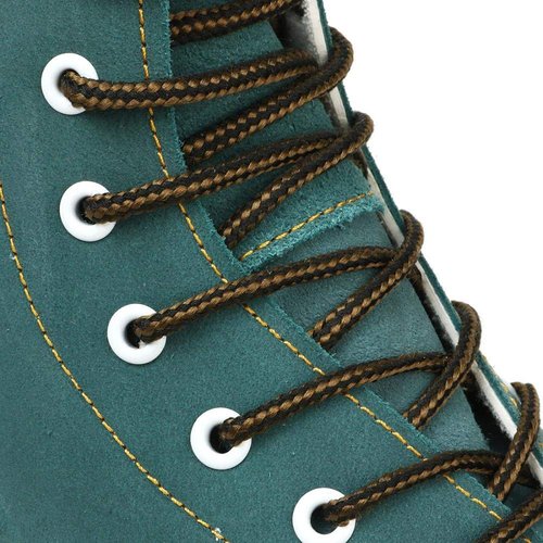 XUDREZ Cowhide Roller Skates for Women and Men High-Top Shoes Double-Row Design,Adjustable Classic Premium Roller Skates (Blue,6)