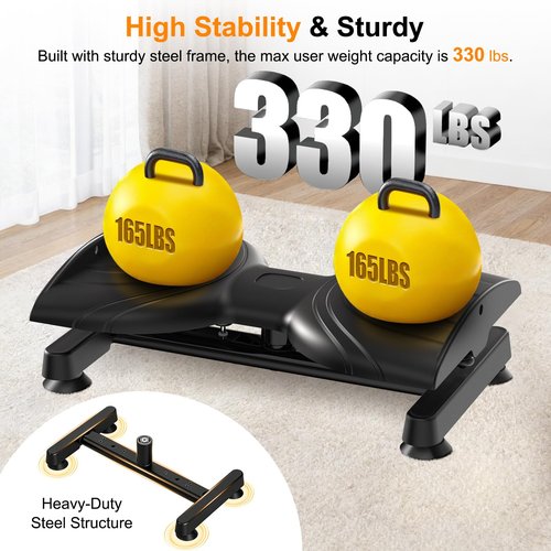KESHWELL Waist Twist Machine Exercise,Ab Twist Board For Weight Loss&Waist Slim,Ab Machine with Resistance Band,Noiseless Waist Trainer For Women & Men, 330 Lbs Capacity Workout Equipment For Home.Black