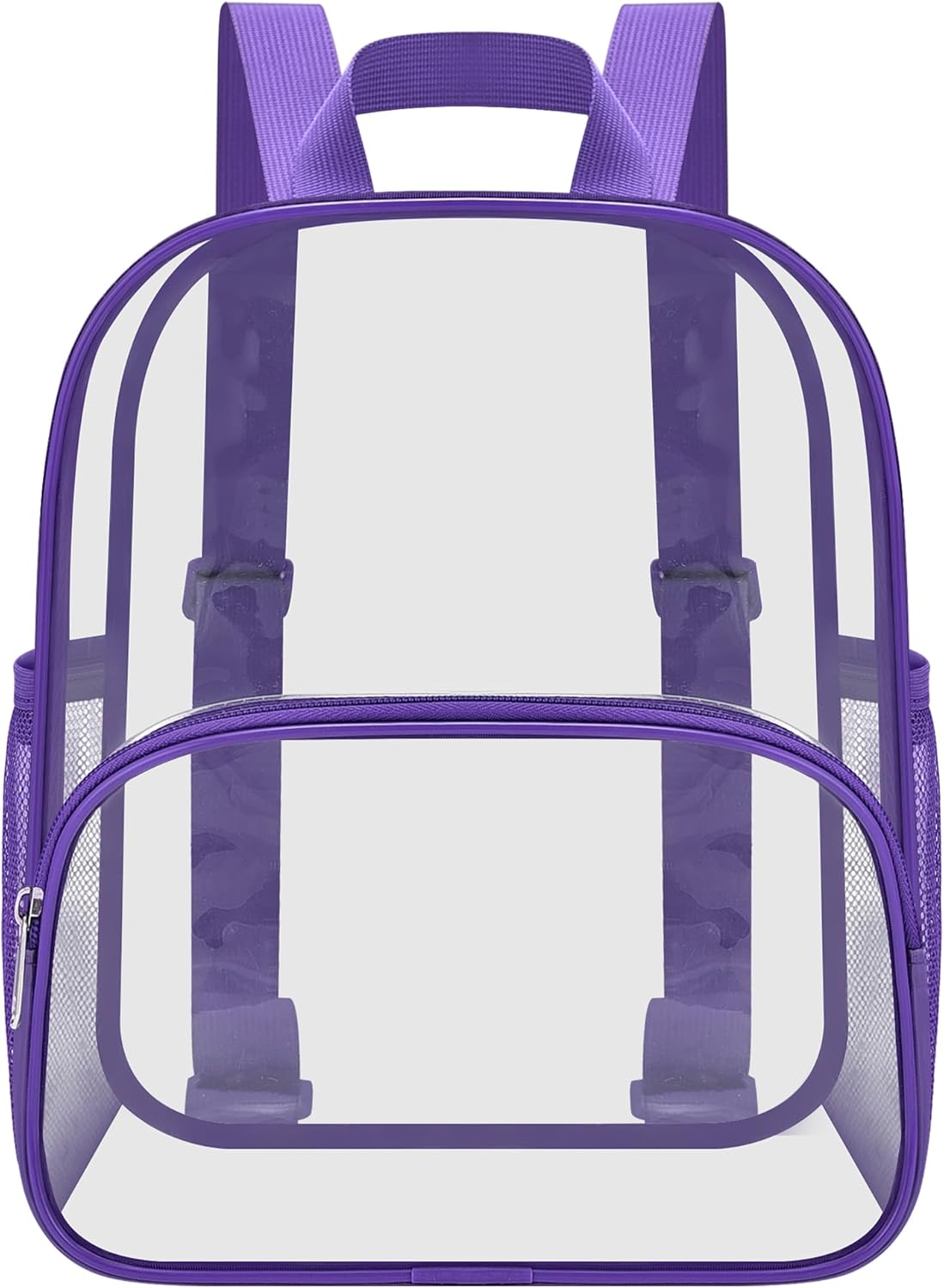 USPECLARE Clear Backpack - Stadium-Approved Small Clear Bag for Concerts, Sports & Travel (11.5"x9.5"x6")