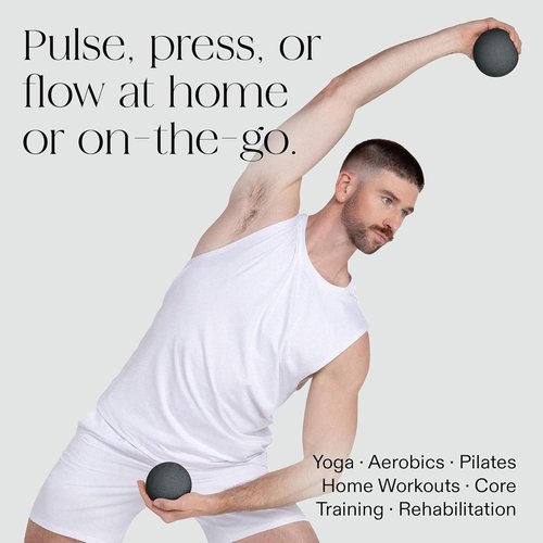 Bala Power Ball - Weighted Toning Exercise Ball for Pilates & Yoga | Enhance Strength & Balance