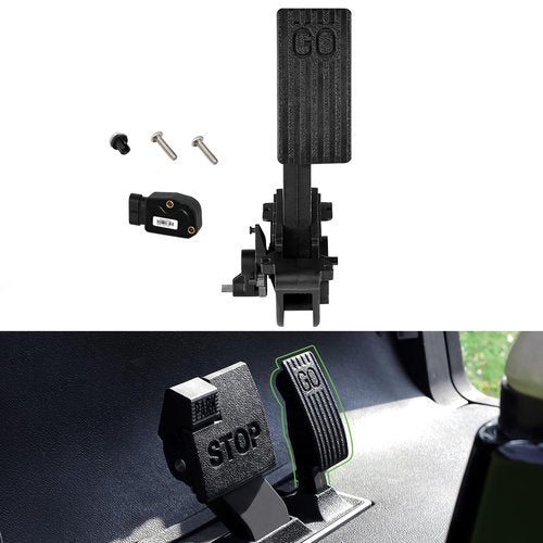 Drive-up Golf Cart Accelerator Pedal Assembly with Throttle Sensor Kit for Club Car 2010-Up Precedent/Tempo/Onward Gas Models, 2nd Gen Accelerator Pedal Assembly Replaces OEM #102595502