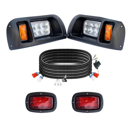 Shu-Ran LED Golf Cart Headight Taillight Kit for Club Car Ds 1993-UP 12V Upgrade Basic Light Kit Compatible with Club Car DS