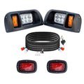 Shu-Ran LED Golf Cart Headight Taillight Kit for Club Car Ds 1993-UP 12V Upgrade Basic Light Kit Compatible with Club Car DS