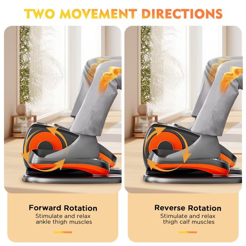 Upgraded Under Desk Elliptical Machine, Electric Ellipse Leg Exerciser for Seniors, Adjustable 12 Speed, Elliptical Stepper for Indoor, Compact Trainer with Remote Control