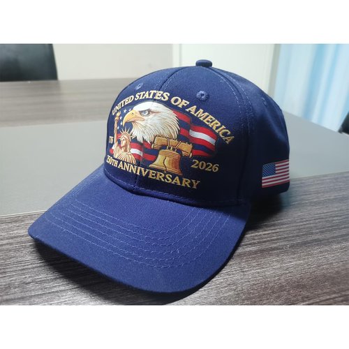Eagle – United States 250th Anniversary Hat, United States 250th Anniversary Cap, Adjustable 1776-2026 Baseball Cap (#A)