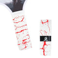 DH Mythic Replacement Grip for Pickleball & Tennis | Anti-Slip, Ultra-Durable, Sweat-Resistant Pickleball Wrap (Lightning Series, White with Red Lightning)