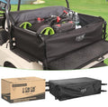 10L0L 4-Passenger Golf Cart Storage Bag, 800D PVC Dustproof Rear Bench Bag for Yamaha, EZGO, Club Car, No Drilling Required, Grocery Organizer with Secure Buckles