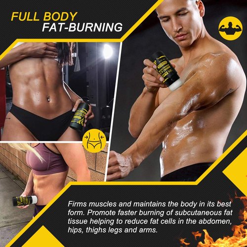 ELAIMEI Fat Burning Sweat Cream - Weight Loss Workout Enhancer Gel for Belly & Tummy | Anti-Cellulite Massage Cream for Men & Women