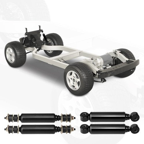 10L0L Golf Cart Front Rear Shock Absorber Set Heavy Duty Shock Absorber Fits Club Car DS 1988-up, Precedent 2004-up Gas or Electric, Replaces OEM# 1014235 1015813 1010991 1012183 1014236 1013164