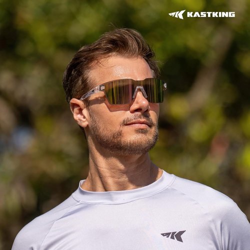 KastKing Tarkio Polarized Fishing Sunglasses - Large Rimless Design with UV400 Protection