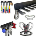 2-in-1 Gym Storage Rack + Jump Rope, Baseball bat wall mount, Gym organization for home gym, Bat holder wall mount, Baseball bat holder for wall, Home gym storage rack, Gym equipment storage, Bat holder, Bat holder for dugout fence, Gym organization, Weig