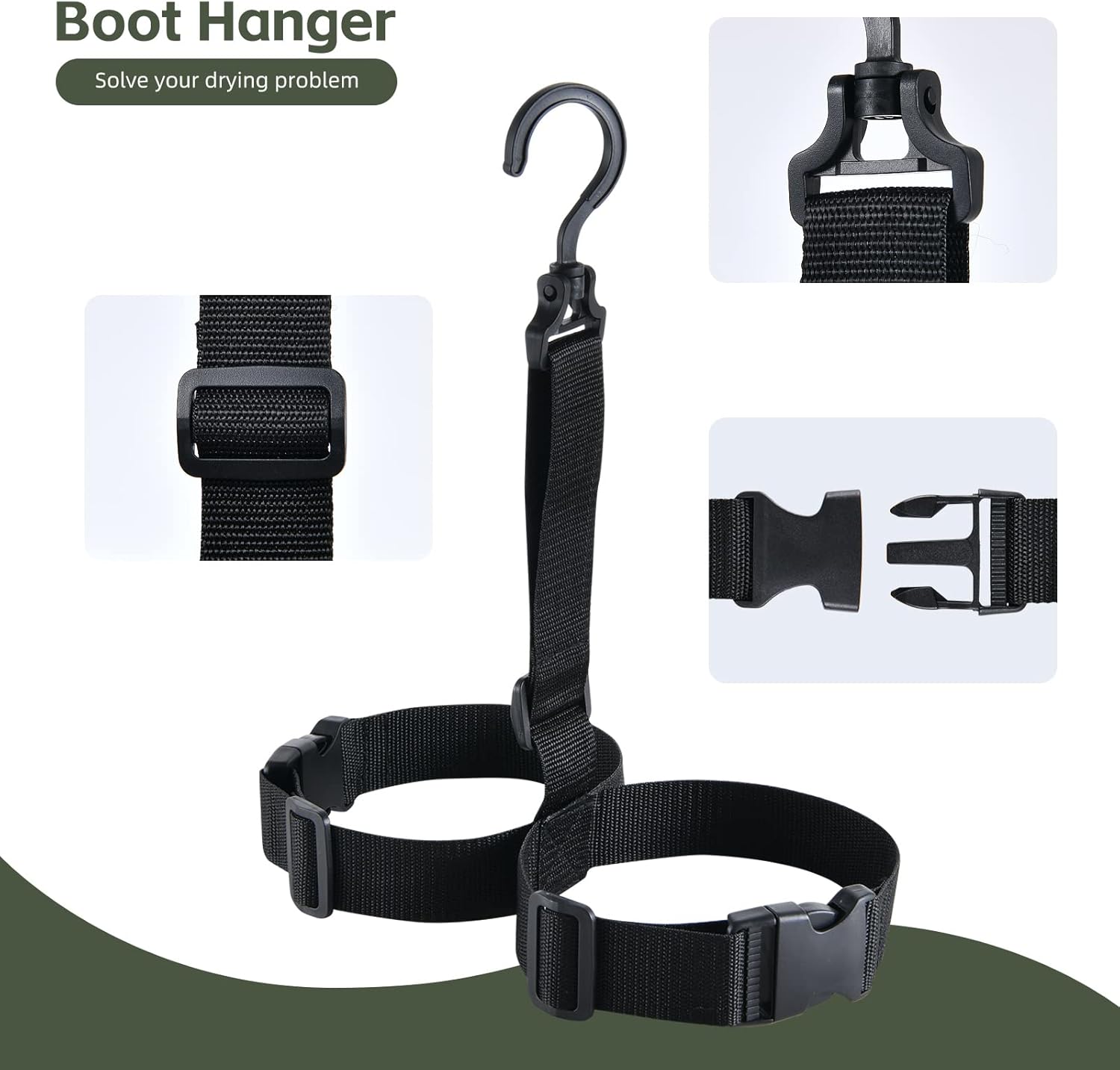 Skiennix Bootfoot Fishing Chest Waders - Waterproof 2-Ply Nylon/PVC | Durable Hunting Gear for Men & Women