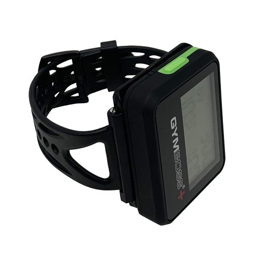 Gymboss Plus Interval Timer and Stopwatch and Gymboss Strap - Bundle (Black with Green Buttons)