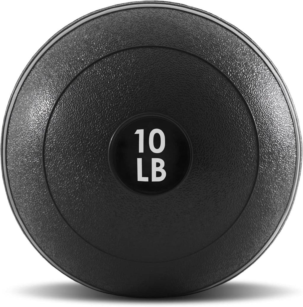 ProsourceFit Slam Medicine Balls - Smooth & Tread Textured Grip | 5-50lbs for Strength & Conditioning