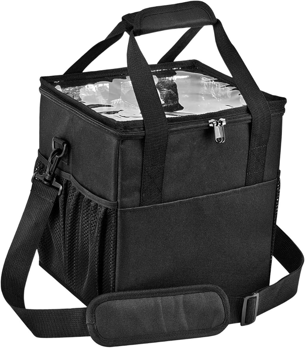 Skiennix 4-Cup Drink Carrier - Water-Resistant Nylon Beverage Holder for Camping & Travel