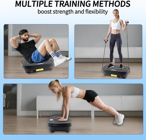 Homesy Vibration Plate - Full Body Shake Exercise Machine for Lymphatic Drainage | Home Fitness Equipment