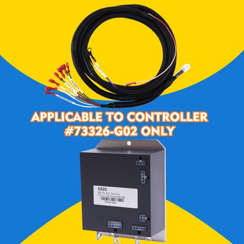 CLUBRALLY Golf Cart Control Wiring Harness for 36V EZGO Electric PDS Models, Fits Controller#73326-G02, Controller Main Wiring Harness, OEM#74324-G01/74324-G02