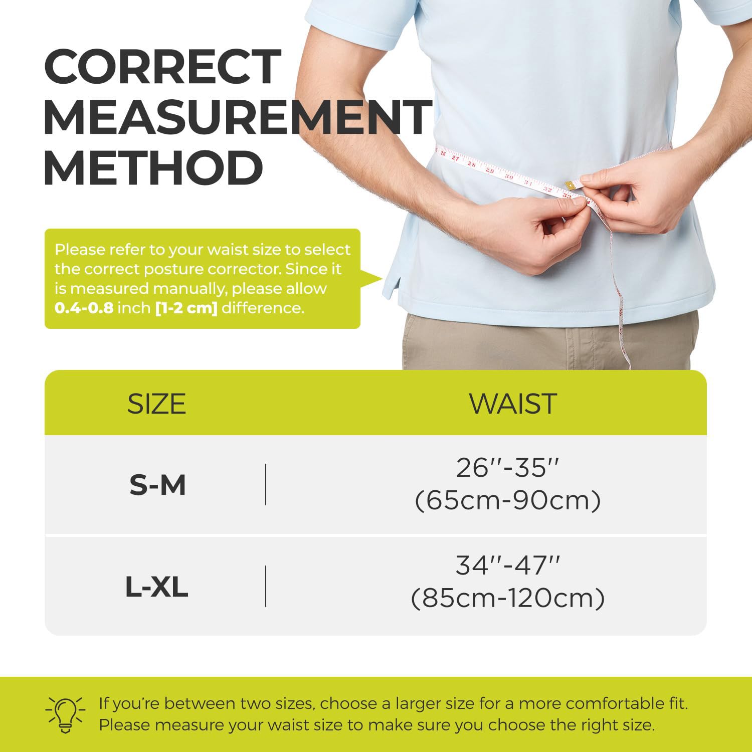 SHAPERKY Posture Corrector for Women and Men, Adjustable Upper Back Brace for Posture Hunchback Support and Providing Pain Relief from Neck, Shoulder, and Upper Back (1, Large/XL)