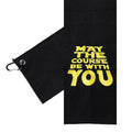 ZEETY Funny Golf Towel – Double-Sided Humorous Golf Towel for Bags, Golf Gifts & Golf Accessories for Men and Women