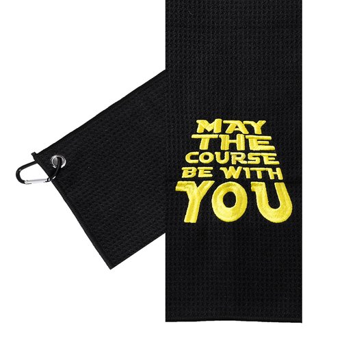 ZEETY Funny Golf Towel – Double-Sided Humorous Golf Towel for Bags, Golf Gifts & Golf Accessories for Men and Women