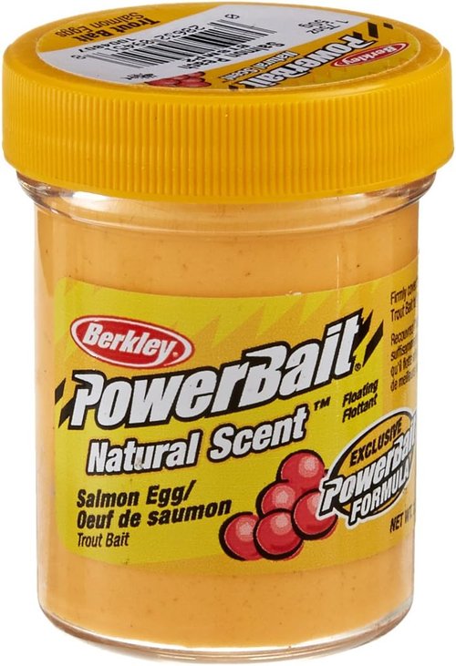 Berkley PowerBait Garlic Scented Trout Bait - Natural Formula, 1.75 oz for Effective Fishing