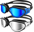 ZIONOR Swim Goggles - G1 Polarized Adult Swimming Goggles | 2-Pack for Men and Women