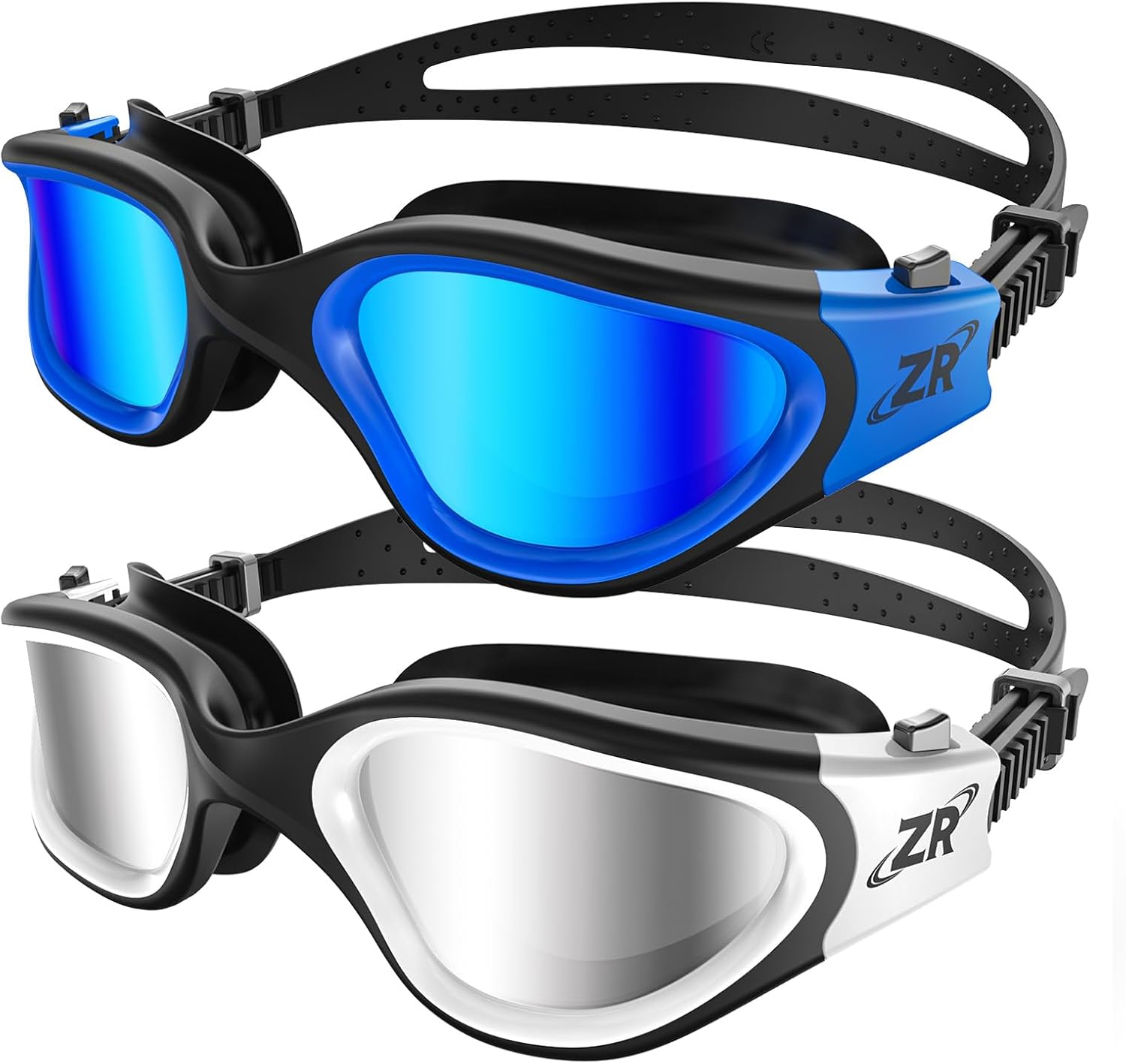 ZIONOR Swim Goggles - G1 Polarized Adult Swimming Goggles | 2-Pack for Men and Women