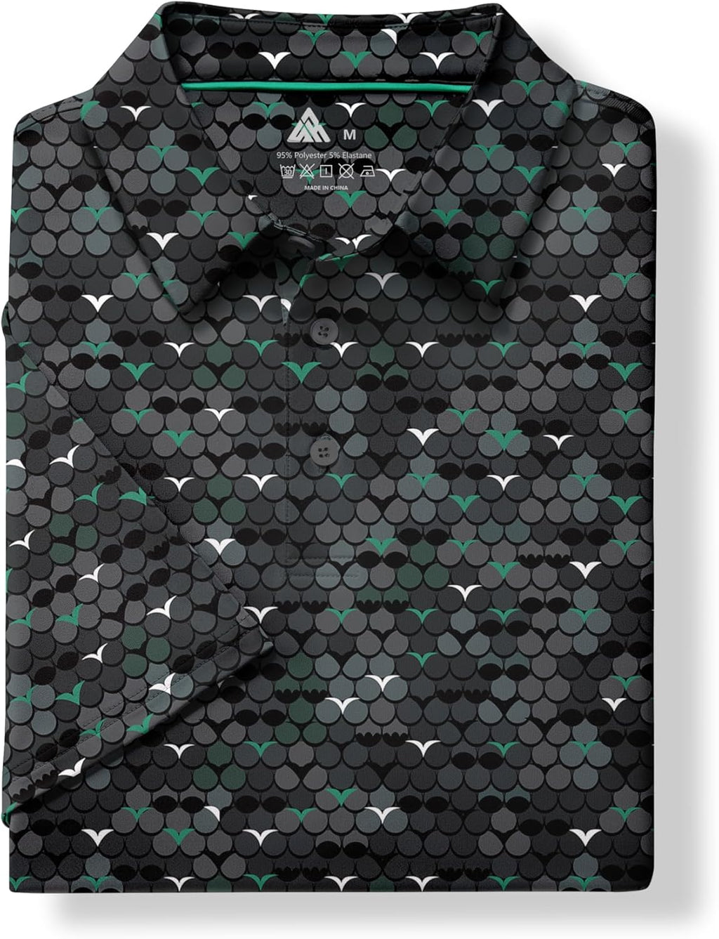 SWISSWELL Men's Performance Golf Shirt - Moisture Wicking Collared Short Sleeve | Comfortable Fit