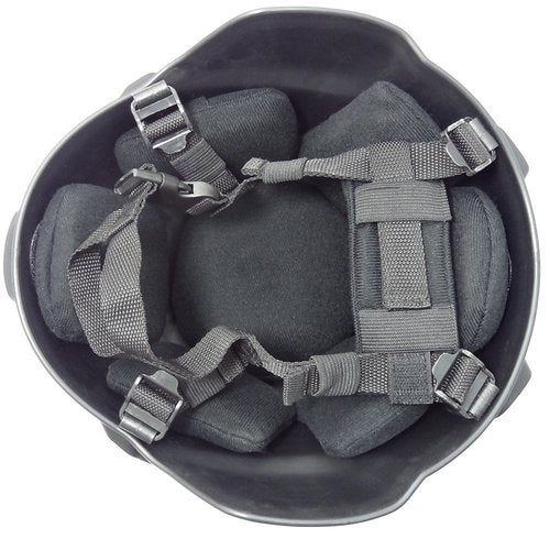 ATAIRSOFT Tactical Airsoft Paintball MICH 2000 Helmet with Side Rail & NVG Mount Black