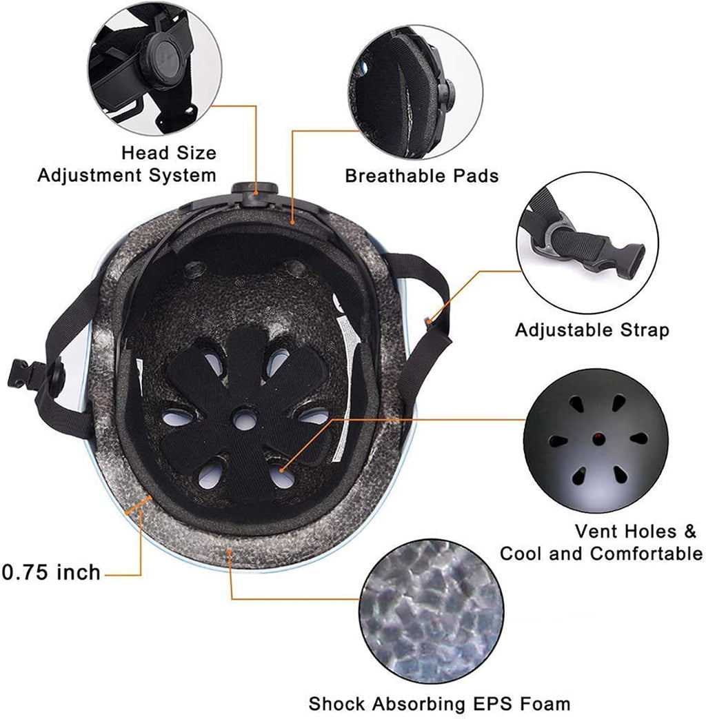 BURSUN Kids Bike Helmet - Adjustable Ventilation for Ages 2-14 | Multi-Sport Safety for Boys & Girls