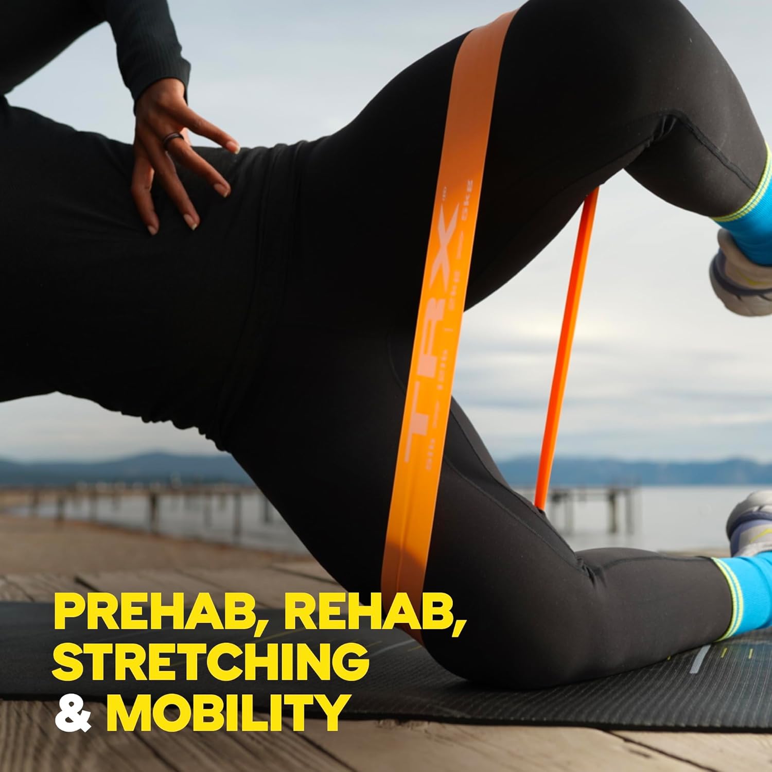TRX Training Exercise Bands - Portable Workout Equipment for All Fitness Levels | Set of 4