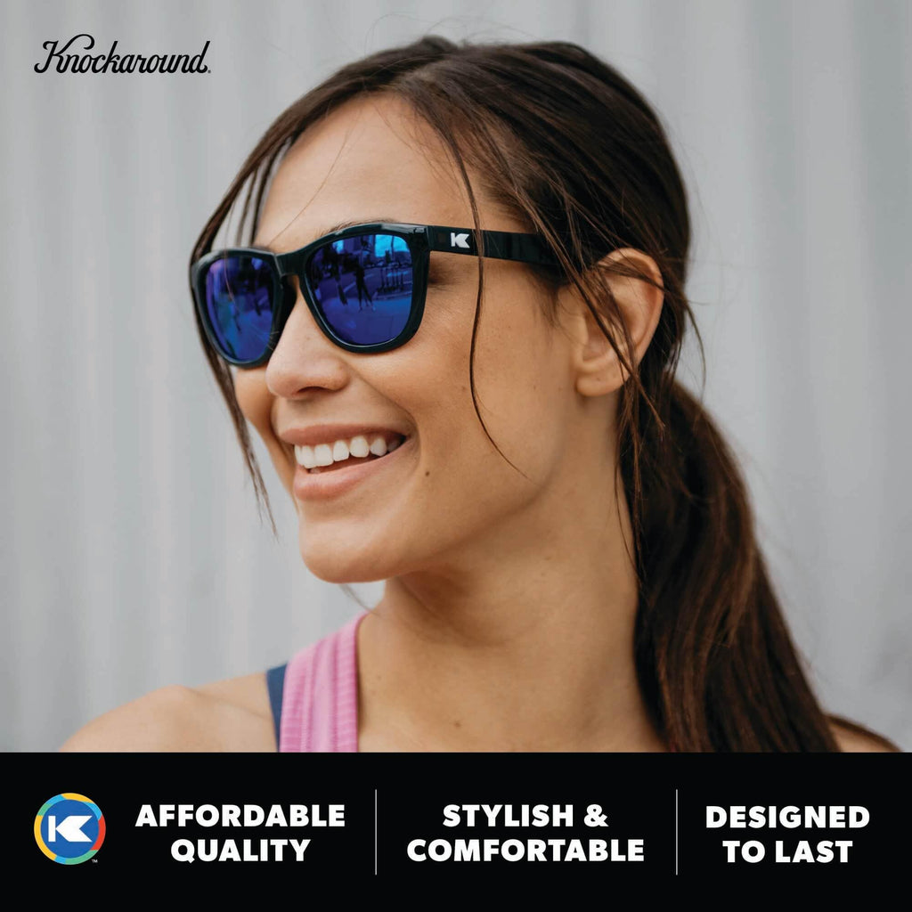 Knockaround Premiums Polarized Sunglasses for Men & Women - UV400 Protection