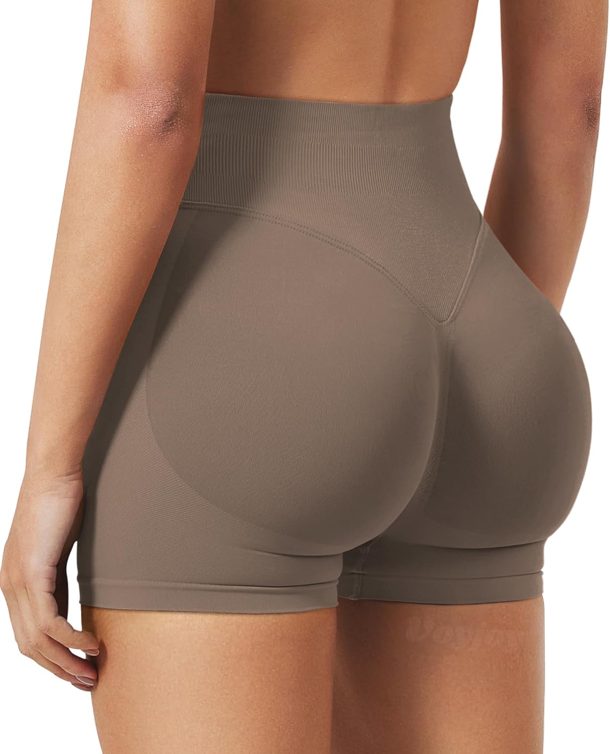 VOYJOY Women's Workout Shorts - Scrunch Butt Lifting Seamless Biker Shorts | Multiple Sizes Available