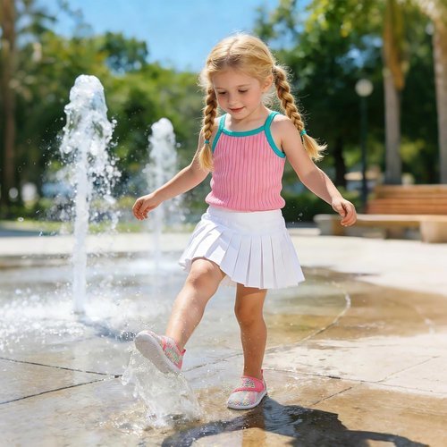 LeIsfIt Toddler Water Shoes - Breathable Quick-Dry Aqua Socks for Kids | Ideal for Beach & Pool Fun